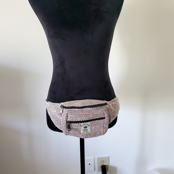 Nwot handmade hemp cotton boho fannypack - Picture 10 of 10